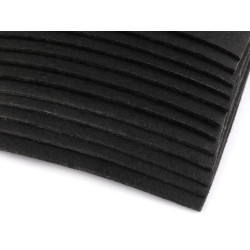 Filc dekoracyjny 20x30 cm - Czarny (2 Sztuki)