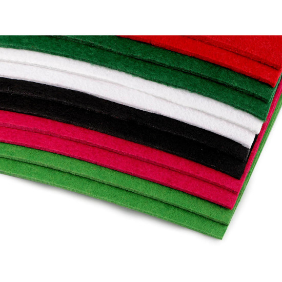 Filc dekoracyjny 20x30 cm - Czarny (2 Sztuki) Filc dekoracyjny 20x30 cm - Czarny (2 Sztuki)