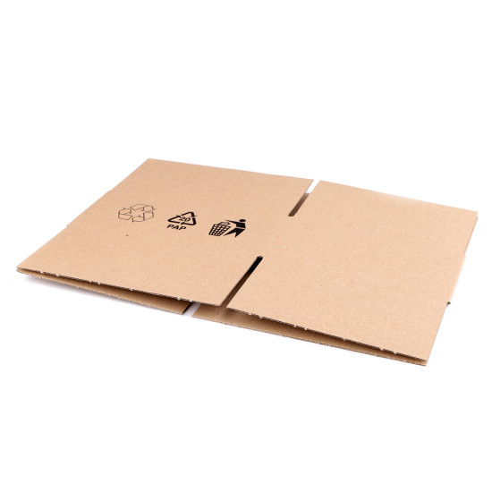 Cardboard box 16.5x13.5x6.5 cm - Natural brown (1 Piece)