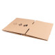 Cardboard box 16.5x13.5x6.5 cm - Natural brown (1 Piece)