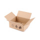 Cardboard box 16.5x13.5x6.5 cm - Natural brown (1 Piece)