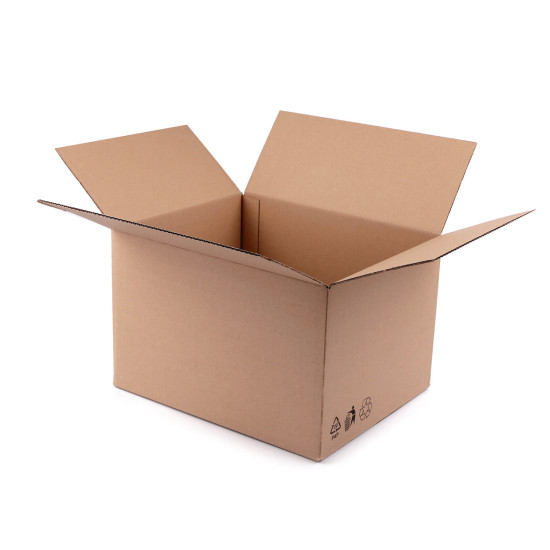 Cardboard box 36x29x24 cm - Natural brown (1 Piece)