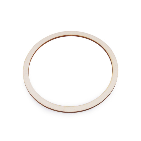 Cerc din lemn ø15 cm - Natural deschis (10 Bucăți)