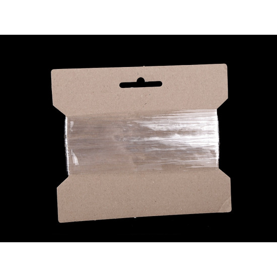 Bande élastique transparente en silicone, largeur 20 mm - Transparent (20 Mètres) Bande élastique transparente en silicone, largeur 20 mm - Transparent (20 Mètres)