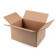 Cardboard box 34x26x19 cm - Natural brown (1 Piece)