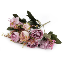 Artificial buttercup bouquet / floral arrangements - Vintage pink (1 Bunch)