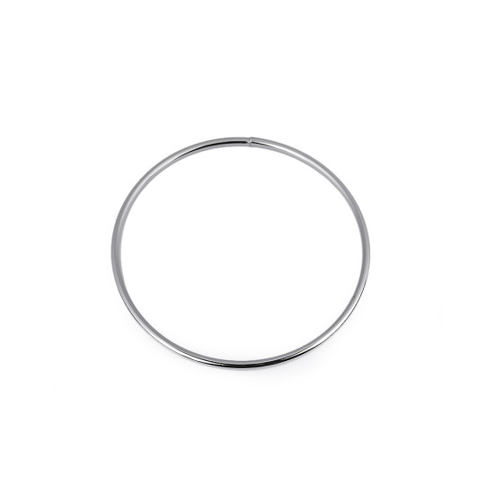 Kółko / obręcz metalowa / ucho do torebki ø13,5 cm - Nikiel (4 Sztuki) Kółko / obręcz metalowa / ucho do torebki ø13,5 cm - Nikiel (4 Sztuki)
