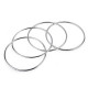 Kółko / obręcz metalowa / ucho do torebki ø13,5 cm - Nikiel (4 Sztuki) Kółko / obręcz metalowa / ucho do torebki ø13,5 cm - Nikiel (4 Sztuki)