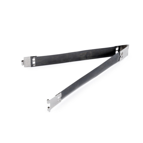 Telaio con molla, per portafoglio, dimensioni: 14 x 120 mm - Platino (2 Paia) Telaio con molla, per portafoglio, dimensioni: 14 x 120 mm - Platino (2 Paia)