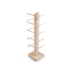 Dřevěný stojan na náramky / brýle 37 cm - Přírodní sv. (1 Kus)
