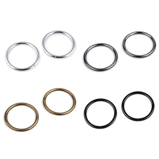 Anello / o-ring, dimensioni: ø 35 mm - Nichel nero (10 Pezzi) Anello / o-ring, dimensioni: ø 35 mm - Nichel nero (10 Pezzi)