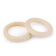 Anneau en bois, ø 60 mm - Naturel clair (5 Pièces) Anneau en bois, ø 60 mm - Naturel clair (5 Pièces)