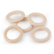 Anneau en bois, ø 60 mm - Naturel clair (5 Pièces) Anneau en bois, ø 60 mm - Naturel clair (5 Pièces)