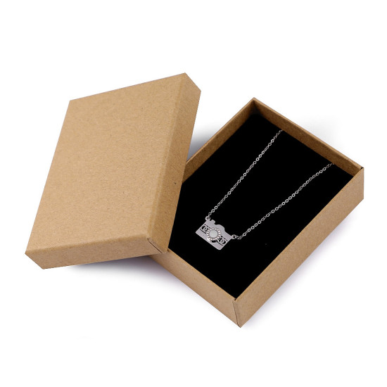 Pudełeczko dekoracyjne 7x9 cm - Naturalny brąz (4 Sztuki) Pudełeczko dekoracyjne 7x9 cm - Naturalny brąz (4 Sztuki)