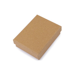 Pudełeczko dekoracyjne 7x9 cm - Naturalny brąz (1 Sztuka)