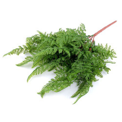 Artificial ferns, 2nd quality - Green fern (1 Bunch)