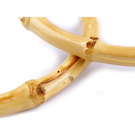 Bambusové rúčky na tašky ø14 cm silné - Bambus stredný (2 Kusy) Bambusové rúčky na tašky ø14 cm silné - Bambus stredný (2 Kusy)