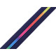 Continuous nylon rainbow zipper no 5 - Blue dark (1 Meter)