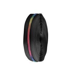 Continuous nylon rainbow zipper no 5 - Black (1 Meter)
