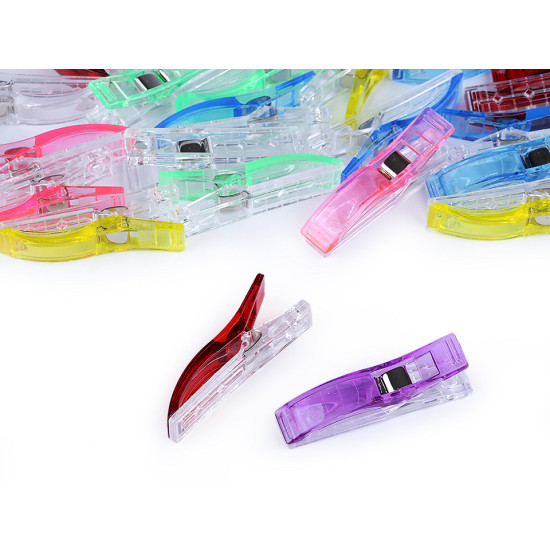 Cloth clips / pegs 12x56 mm - Random mix (200 Pieces) Cloth clips / pegs 12x56 mm - Random mix (200 Pieces)