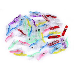 Clip / mollette, dimensioni: 12 x 56 mm - Miscela casuale (200 Pezzi)
