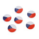 Badge drapeau tchèque, ø 3,5 cm - Comme sur la photo (6 Pièces) Badge drapeau tchèque, ø 3,5 cm - Comme sur la photo (6 Pièces)