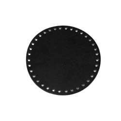 Dno do torebki / worka ø16 cm - Czarny (1 Sztuka)