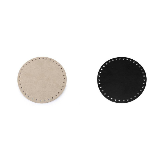 Handbag bottom insert / shaper pad ø16 cm - Black (1 Piece) Handbag bottom insert / shaper pad ø16 cm - Black (1 Piece)