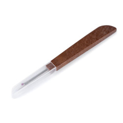 Seam ripper / thread unpicker / stitch remover, length 12 cm japan - Brown light (1 Piece)
