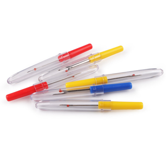 Seam ripper / thread unpicker / stitch remover, length 6.5 cm - Random colors (100 Pieces) Seam ripper / thread unpicker / stitch remover, length 6.5 cm - Random colors (100 Pieces)