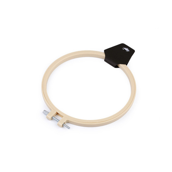 Aro de plástico para bordar ø12 cm - Beige claro (10 Piezas) Aro de plástico para bordar ø12 cm - Beige claro (10 Piezas)