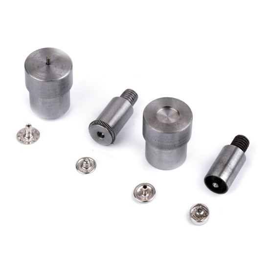 Matriță pentru capse (nituri metalice), ø10; 12; 15 mm - Nichel (3 Seturi) Matriță pentru capse (nituri metalice), ø10; 12; 15 mm - Nichel (3 Seturi)