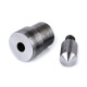 Hand press dies mold for hole making, for grommets ø5; 7; 8; 10 mm - Nickel (1 Set) Hand press dies mold for hole making, for grommets ø5; 7; 8; 10 mm - Nickel (1 Set)