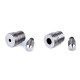 Hand press dies mold for hole making, for grommets ø5; 7; 8; 10 mm - Nickel (1 Set) Hand press dies mold for hole making, for grommets ø5; 7; 8; 10 mm - Nickel (1 Set)