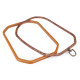 Cadre de broderie à accrocher - Marron clair (1 Pièce) Cadre de broderie à accrocher - Marron clair (1 Pièce)