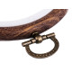 Cadre de broderie, ø 9 cm - Marron (5 Pièces) Cadre de broderie, ø 9 cm - Marron (5 Pièces)