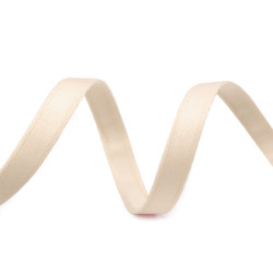 Fascia tunnel per stecchetura corsetti, larghezza 10 mm - Luce cremosa (1 Metro)