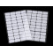 Klettpunkte selbstklebend rechtecke 15x25 mm - Weiß (1 Karte)
