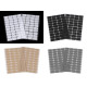Hook and loop self adhesive rectangles 15x25 mm - White (1 Card)