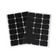 Hook and loop self adhesive rectangles 25x32 mm - White (1 Card)
