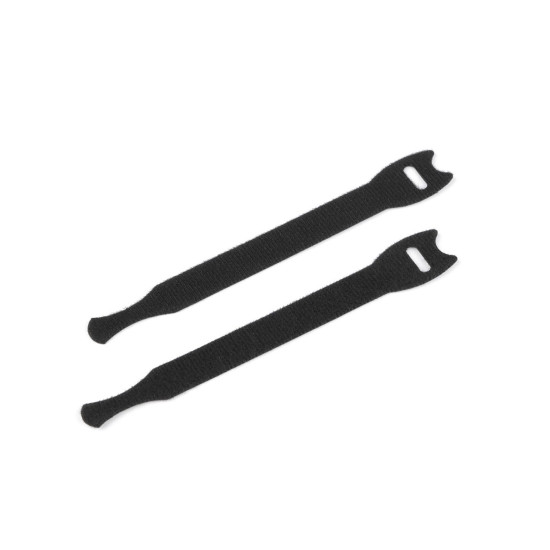 Opaska zaciskowa na rzep długość 15; 20 cm - Czarny (10 Sztuki) Opaska zaciskowa na rzep długość 15; 20 cm - Czarny (10 Sztuki)