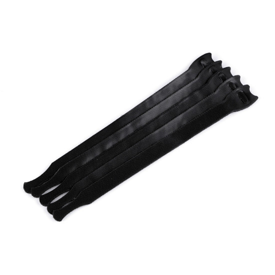 Opaska zaciskowa na rzep długość 15; 20 cm - Czarny (10 Sztuki) Opaska zaciskowa na rzep długość 15; 20 cm - Czarny (10 Sztuki)