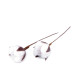 Artificial cotton flower - White (2 Pieces)