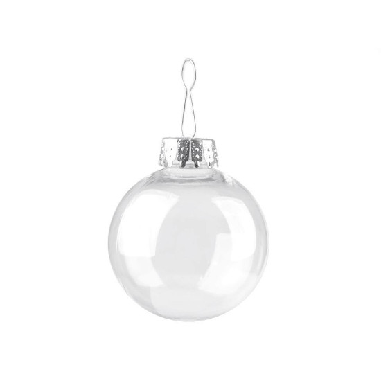 Bombka przezroczysta do dekoracji ø6 cm - Transparent (2 Sztuki) Bombka przezroczysta do dekoracji ø6 cm - Transparent (2 Sztuki)