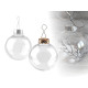 Bombka przezroczysta do dekoracji ø6 cm - Transparent (2 Sztuki) Bombka przezroczysta do dekoracji ø6 cm - Transparent (2 Sztuki)