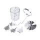 Rotary spinning tealight holder / carousel - Silver (3 Pieces)