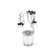 Rotary spinning tealight holder / carousel - Silver (3 Pieces)