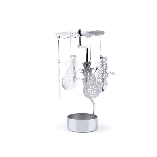 Rotary spinning tealight holder / carousel - Gold (1 Piece)