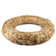 Straw wreath ø50 cm - Ivory (3 Pieces)