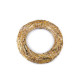 Straw wreath ø35 cm - Ivory (3 Pieces)
